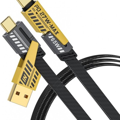 کابل شارژ چهار کاره فست شارژ 65W