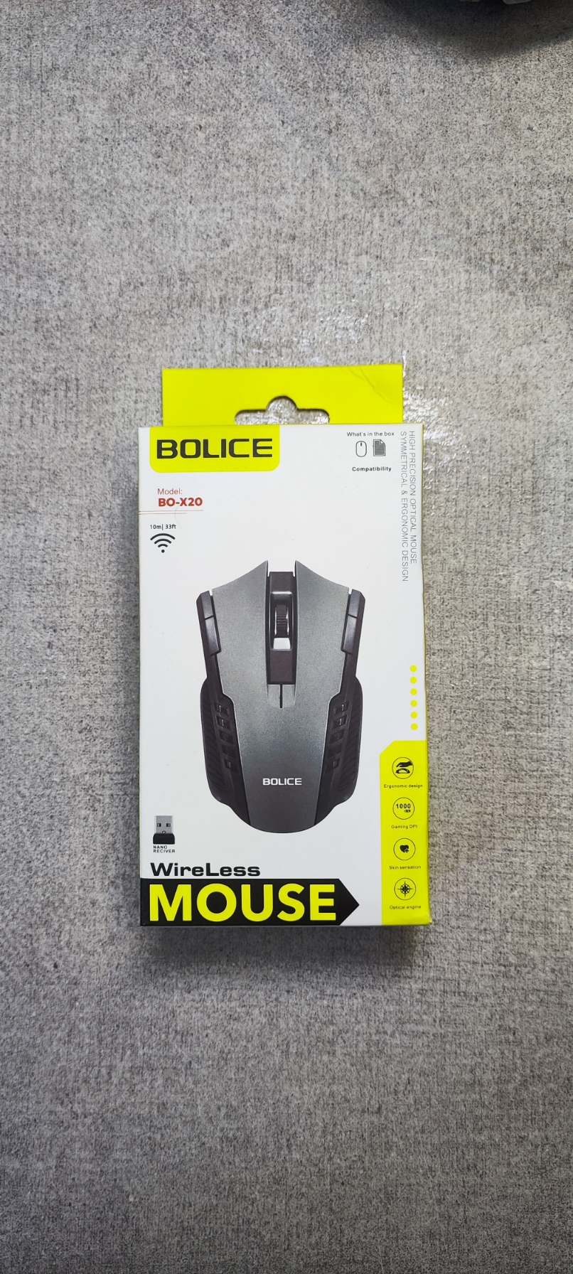 ماوس بی سیم برند bolic مدل bo-x20
