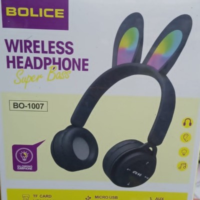 هدفون بلوتوثی طرح خرگوشی برند bolice مدل bo-1007
