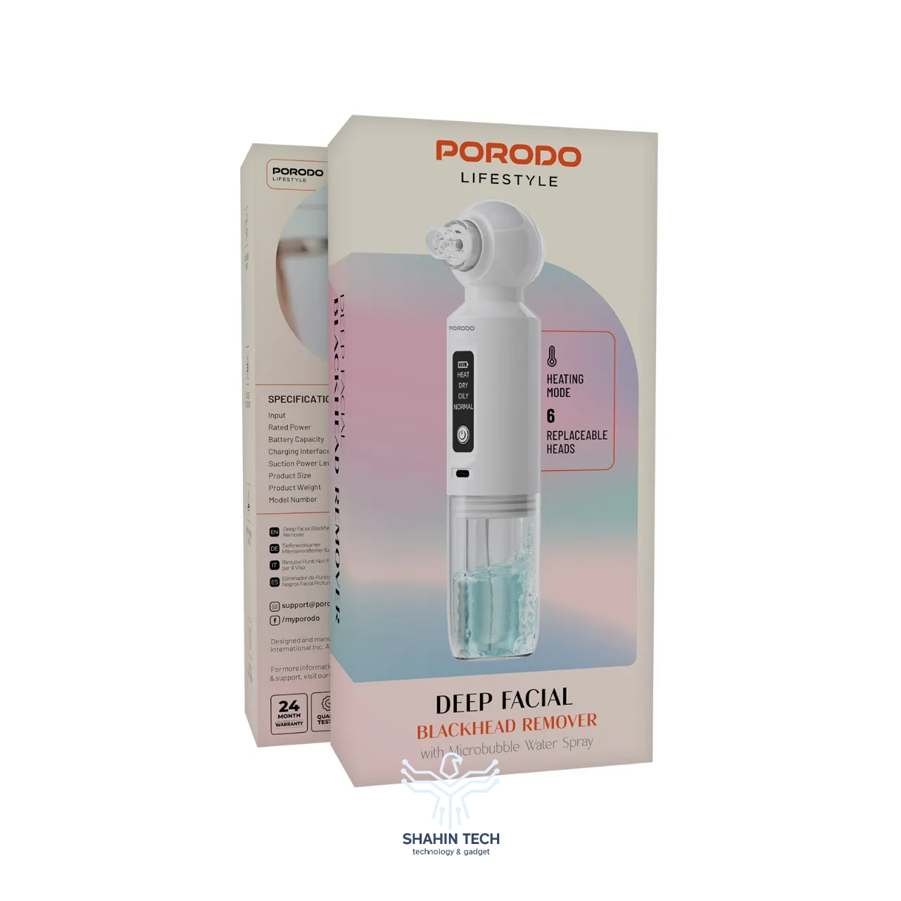 اسپری آب میکروحباب پاک کننده عمیق جوش های سرسیاه پورودو لایف