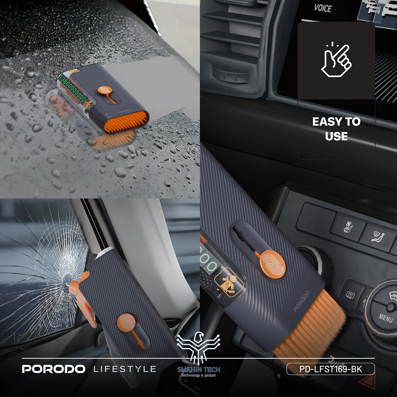 کیت ایمنی اضطراری خودرو برند PORODO