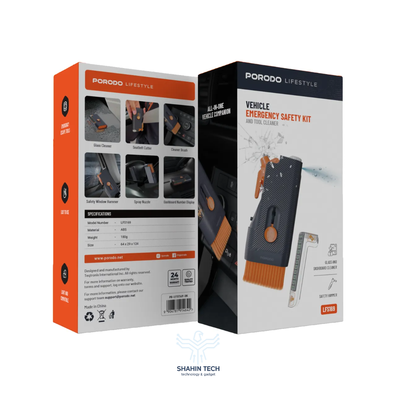 کیت ایمنی اضطراری خودرو برند PORODO