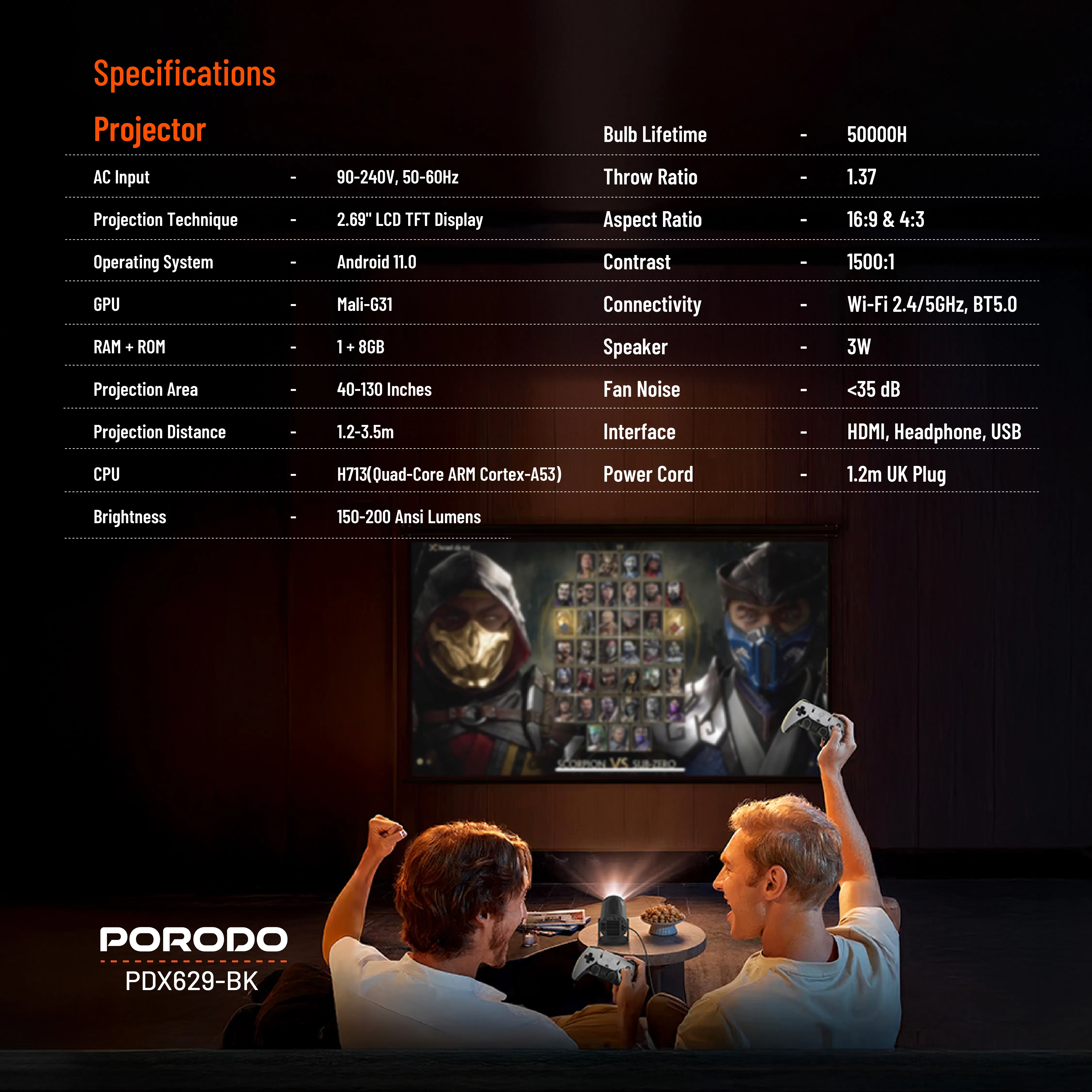 دسته بازی پرودو مدل PDX629 بی سیم قابل استفاده برای (ps4,pc,ps3,اندروید و ios)