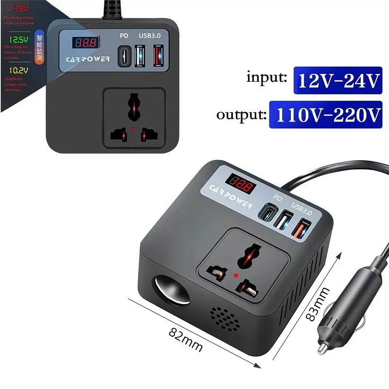 اینورتر برق خودرو فندکی مدل CAR POWER