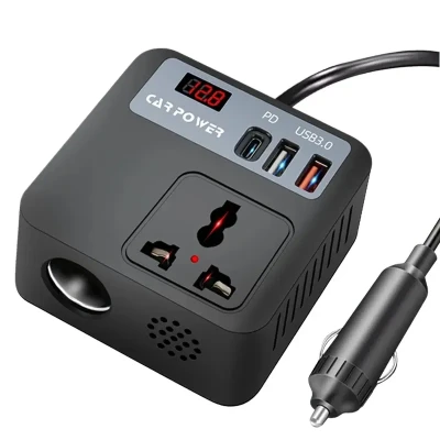اینورتر برق خودرو فندکی مدل CAR POWER (اورجینال | گارانتی | مهلت تست)