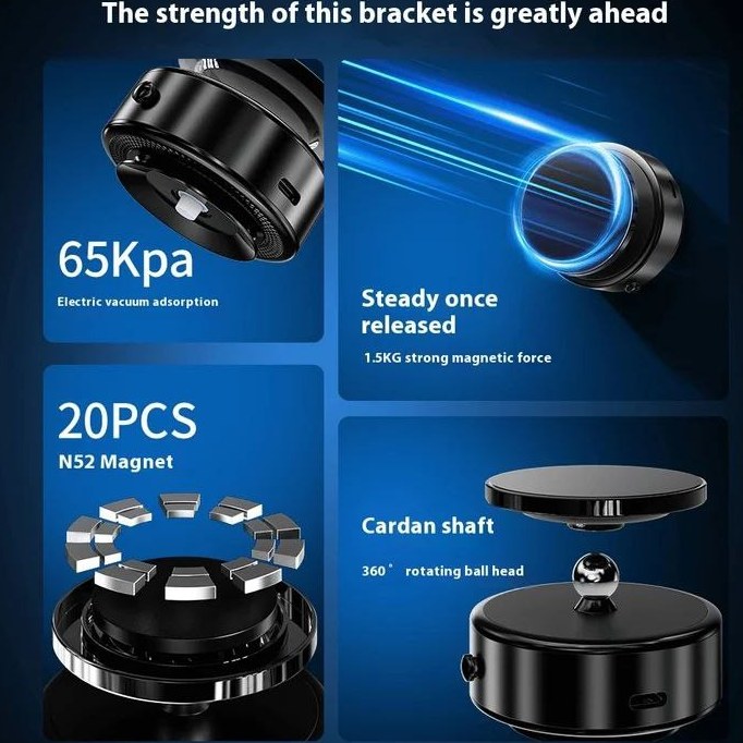 استند موبایل وکیوم برقی M12